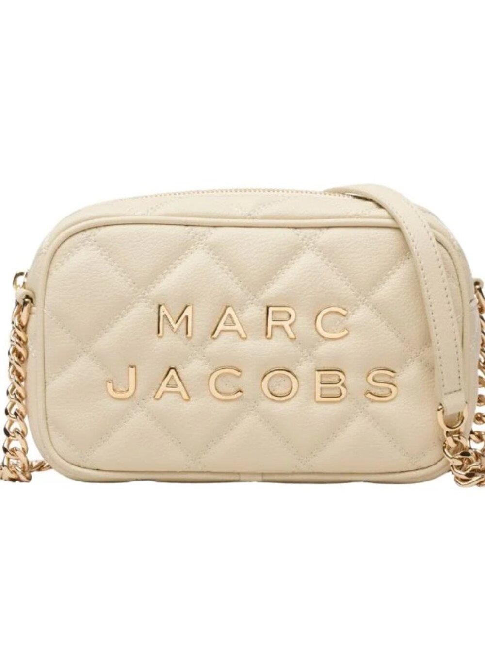 NWT ✅ Marc Jacobs Quilted Leather Diamond Design Crossbody Camera Bag